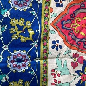 World Market shower curtain